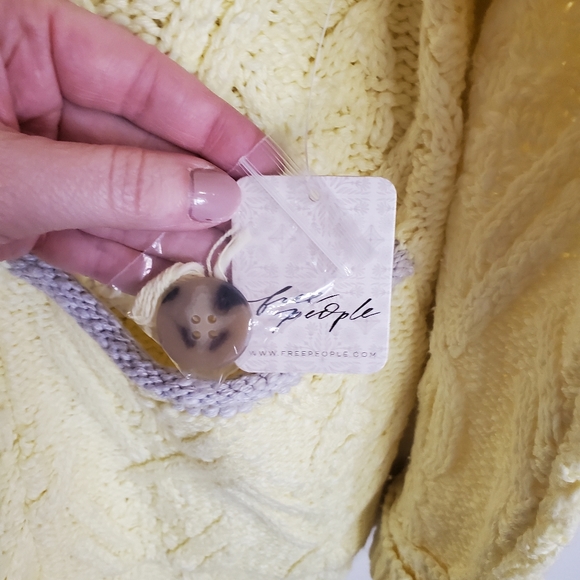 NWT Free People Montana Cable Cardi - Picture 8 of 11